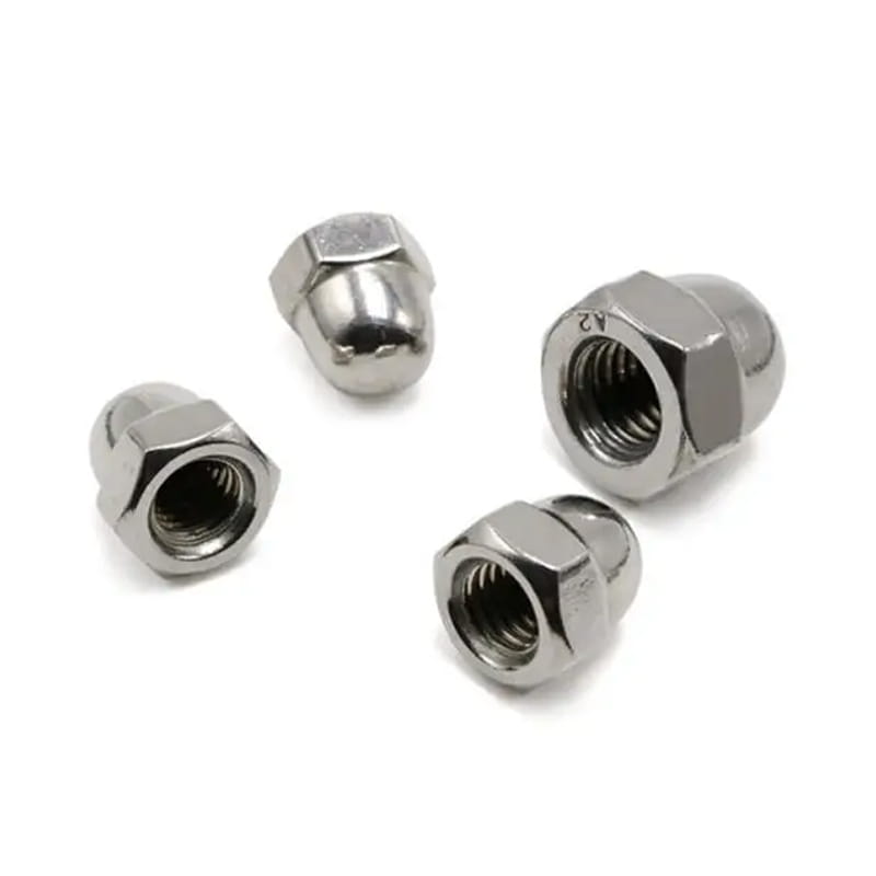 Rostfritt stål Acorn Hexagon Nuts Cap Mutter